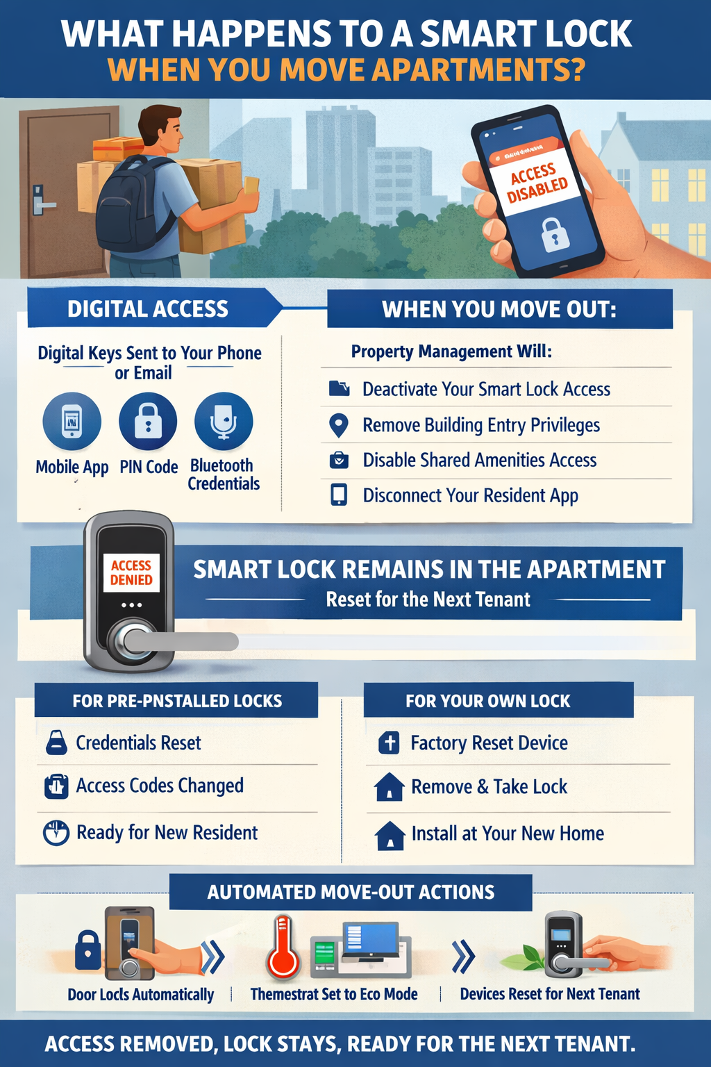 What Happens to a Smart Lock When You Move Apartments?